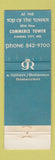Matchbook Cover - Tour D'Argent Kansas City MO WEAR