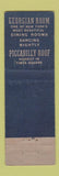Matchbook Cover - Piccadilly Hotel New York City WEAR