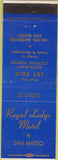 Matchbook Cover - Minneapolis Biltmore Motor Hotel MN