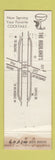 Matchbook Cover - Highland's Restaurant Cheese Basket Sturtevant WI WEAR