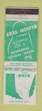 Matchbook Cover - Wipe out Syphilis Ohio Columbus OH WEAR