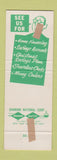 Matchbook Cover - West Suburban Bank Lombard IL