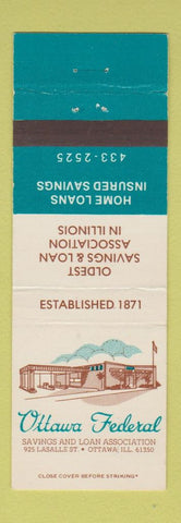 Matchbook Cover - Ottawa Federal Savings and Loan IL
