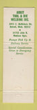 Matchbook Cover - Arkit Tool Die Welding Madison Heights MI WEAR
