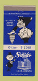 Matchbook Cover - New Senator Hotel Sacramento CA 30 Strike