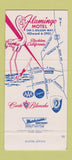 Matchbook Cover - Flamingo Motel Stockton CA WEAR 30 Strike