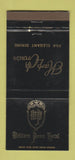 Matchbook Cover - William Penn Hotel Pittsburgh PA 30 Strike