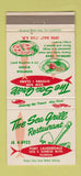 Matchbook Cover - Sea Grill Restaurant Fort Lauderdale FL 30 Strike