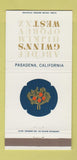 Matchbook Cover - Gwinn's West Pasadena CA restaurant 30 Strike