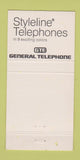 Matchbook Cover - Skyline Telephones GTE General Telephone 30 Strike