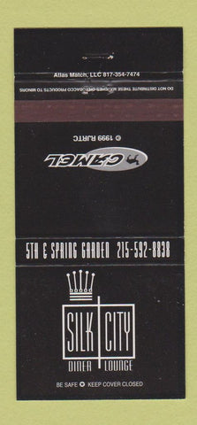 Matchbook Cover - Silk City Diner Philadelphia PA Camel Cigarettes 30 Strike