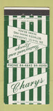 Matchbook Cover - Charys Restaurant Miami Beach FL 30 Strike
