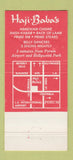 Matchbook Cover - Haji Bab's Inglewood CA girlie 30 Strike