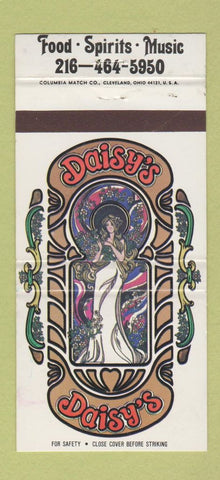 Matchbook Cover - Daisey's Restaurant girlie Marriott Beachwood OH 30 Strike