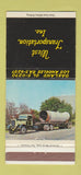 Matchbook Cover - West Transportation Trucking Oakland Los Angeles CA 30 Strike