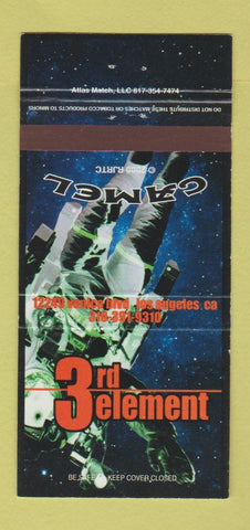 Matchbook Cover - 3rd Element Los Angeles CA Camel Cigarettes 30 Strike