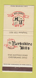 Matchbook Cover - Berkshire Hills Country Club Chesterland OH 30 Strike