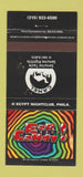 Matchbook Cover Ear Candy Camel Cigarettes Egypt Club Philadelphia PA 30 Strike