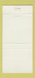 Matchbook Cover Ear Candy Camel Cigarettes Egypt Club Philadelphia PA 30 Strike