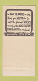 Matchbook Cover - The Embers San Leandro CA restaurant 30 Strike