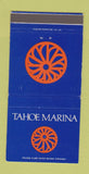 Matchbook Cover - Tahoe Marina Tahoe City CA 30 Strike