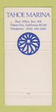 Matchbook Cover - Tahoe Marina Tahoe City CA 30 Strike