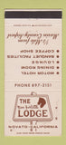 Matchbook Cover - The Ben Farlatti Lodge Novato CA 30 Strike