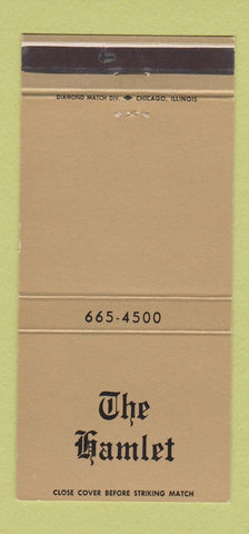 Matchbook Cover - The Hamlet Restaurant Carol Stream IL 30 Strike