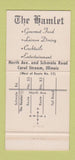 Matchbook Cover - The Hamlet Restaurant Carol Stream IL 30 Strike