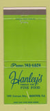 Matchbook Cover - Hanley's Restaurant Marathon FL 30 Strike