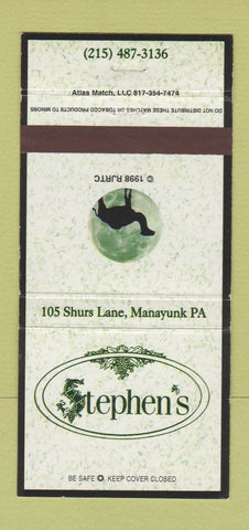 Matchbook Cover - Stephen's Manayunk PA Camel Cigarettes 30 Strike