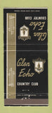 Matchbook Cover - Glen Echo Country Club MO 30 Strike
