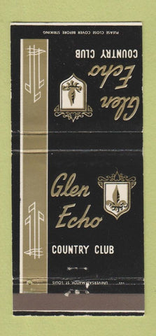 Matchbook Cover - Glen Echo Country Club MO 30 Strike