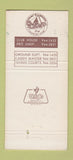 Matchbook Cover - Point O Woods Country Club Benton Harbor MI 30 Strike
