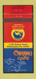 Matchbook Cover - Caribou Cafe Philadelphia PA Camel Cigarettes 30 Strike