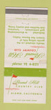 Matchbook Cover - Round Hill Country Club Alamo CA WEAR 30 Strike