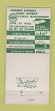 Matchbook Cover - Marin County Savings and Loan CA San Rafael 30 Strike