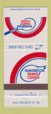 Matchbook Cover - Hunterdon Tennis Center Clinton Township PA 30 Strike