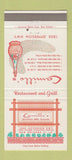 Matchbook Cover - Camillo's Restaurant New Orleans LA 30 Strike