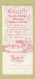 Matchbook Cover - Camillo's Restaurant New Orleans LA 30 Strike