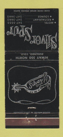 Matchbook Cover - Silver Spur Motel Restaurant Durango Colorado 30 Strike