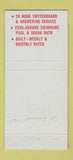 Matchbook Cover - William XVI Hotel Denver Colorado 30 Strike