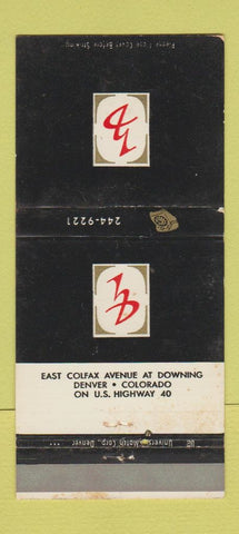 Matchbook Cover - Heart O Denver Colorado Colfax WEAR Tiki 30 Strike