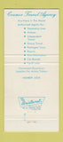 Matchbook Cover - Cramer Travel Agency Huntsville AL 30 Strike