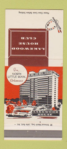 Matchbook Cover - Lakewood House Club North Little Rock AR 30 Strike