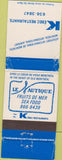 Matchbook Cover - Kebec Restaurant Quebec WORN