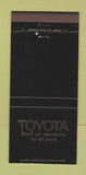 Matchbook Cover - Toyota Gale Enfield CT 30 Strike