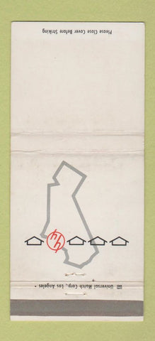 Matchbook Cover Herbert Hawkins Real Estate Alhambra Anaheim Pasadena 30 Strike