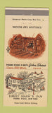 Matchbook Cover - Emily Shaw's Inn Pound Ridge NY 30 Strike