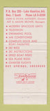 Matchbook Cover - Anthony Island Motel Hot Springs National Park AR 30 Strike